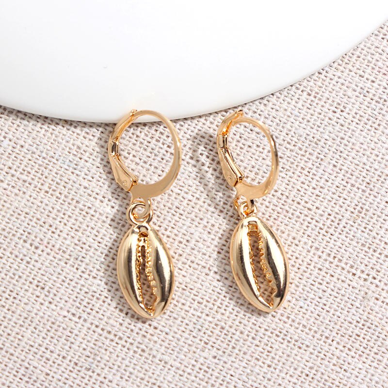 2025 Flatfoosie New Tiny Hoop Earrings For Women Gold Color Cartilage Hoop Earrings Jewelry Heart Cross Star Triangle Charm Earrings