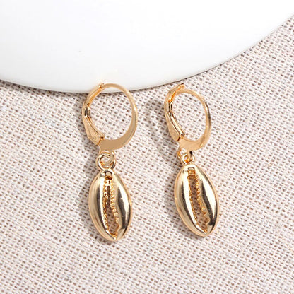 2025 Flatfoosie New Tiny Hoop Earrings For Women Gold Color Cartilage Hoop Earrings Jewelry Heart Cross Star Triangle Charm Earrings