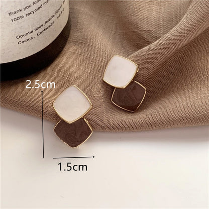 2025 Vintage Metallic Gold Color Multiple Small Round Stud Earrings Women Korean Jewelry Fashion Wedding Party Earrings Jewelry Gifts
