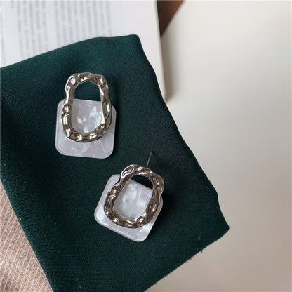2025 Trend Simulation Pearl Long Earrings Female Moon Star Flower Rhinestone Wedding Pendant Earrings Fashion Korean Jewelry Earrings